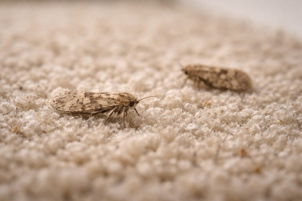 Carpet moth treatment
