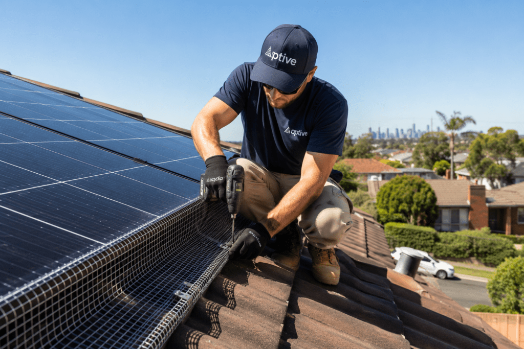 solar panel bird proofing