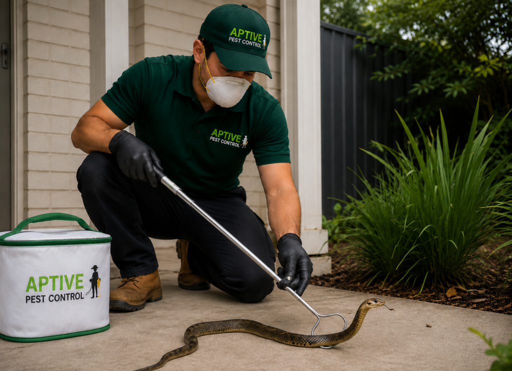 Professional Snake Catcher Melbourne safely removing snakes from residential properties